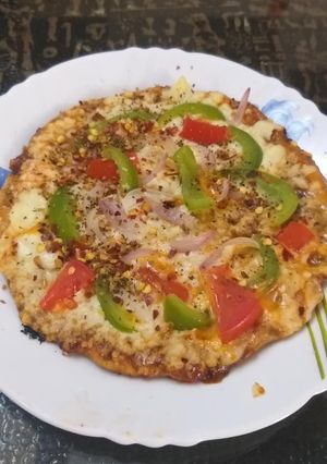 A picture of बचा हुआ रोटी पिज़्ज़ा.