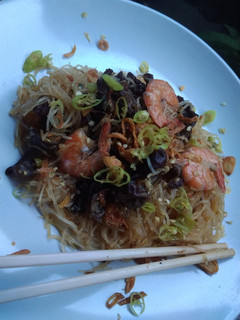 Foto resep Bihun goreng seafood+jamur kuping