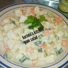 A picture of Yam salad.