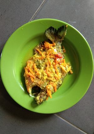 Foto resep Bawal masak kuning