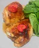 Midweek Dinner Asian Style Glazed Chicken Thighs