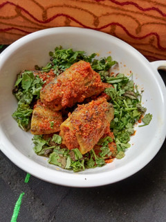 ભરેલા કારેલા નું શાક (Stuffed Karela Recipe In Gujarati) રેસીપી મુખ્ય ફોટો