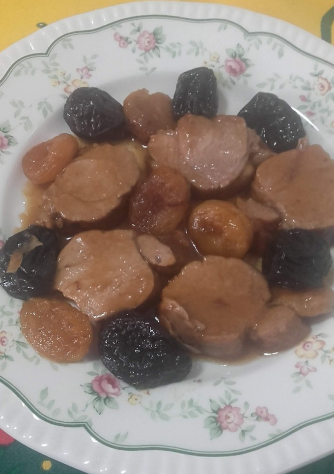 Una foto de Solomillo ibérico agridulce