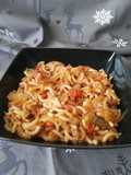 Repollo con fideos