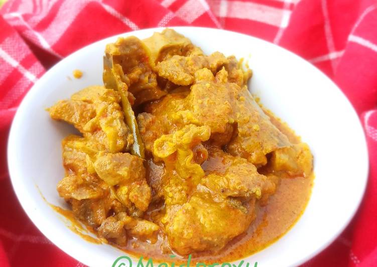 Rendang daging kambing