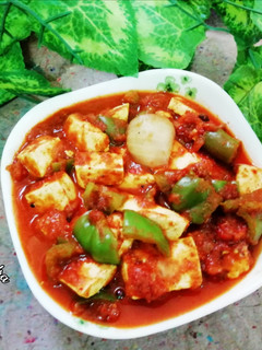ऑयल फ्री कढ़ाई पनीर(oil free kadhai paneer recipe in hindi) रेसिपी मुख्य फोटो