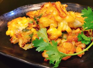 Hình của món Chả bắp nấm cà rốt.