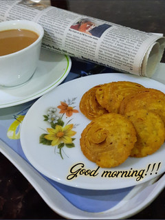 A picture of Layered puri.