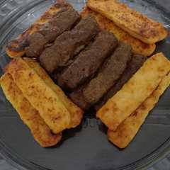 کباب کوبیده مرغ و گوشت در فر-レシピのメイン写真