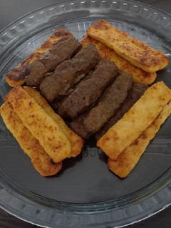 عکسی از دستور کباب کوبیده مرغ و گوشت در فر