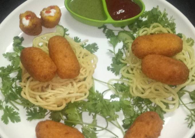 Potato Paneer Rolls Recipe