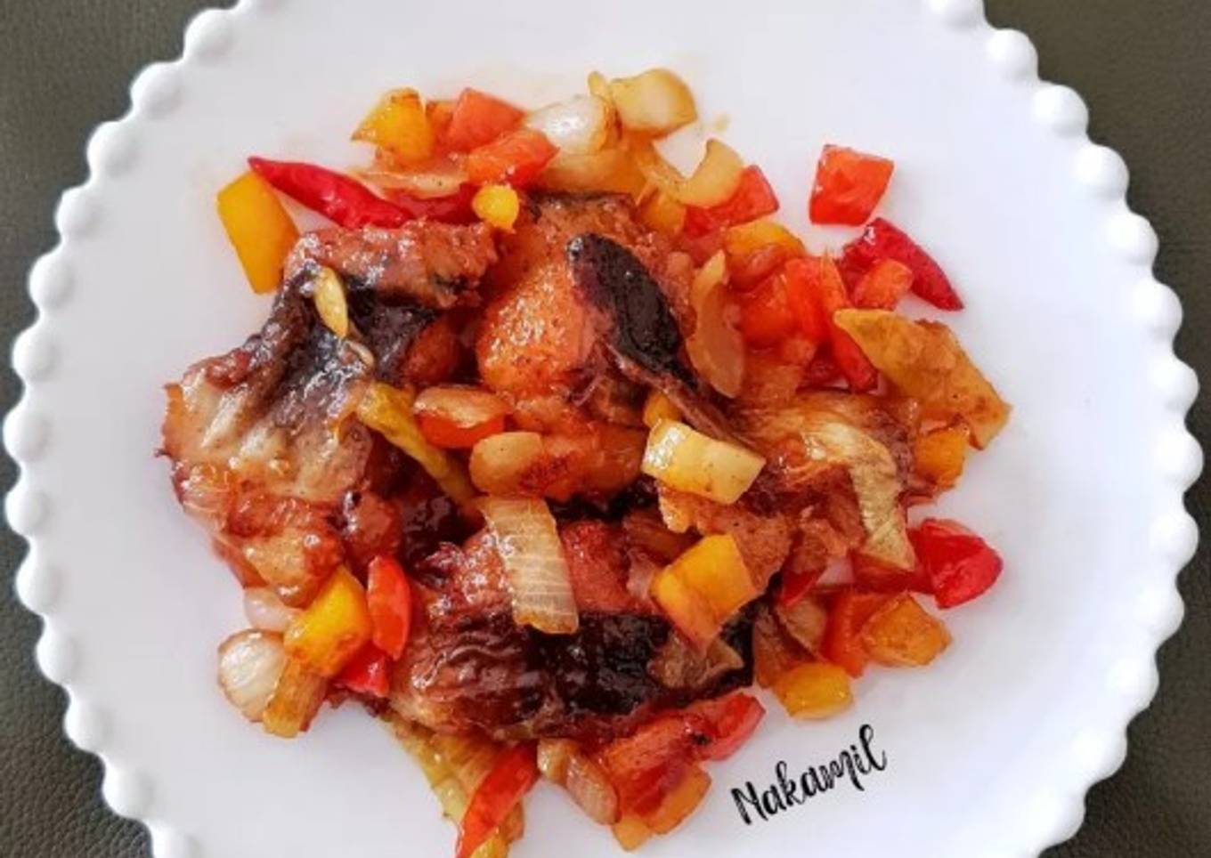 Baung Oseng Paprika