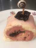 Canapés de jamón de pavo
