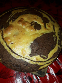 Una foto de Torta marmolada rápida