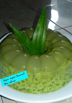 Foto resep Agar agar lumut