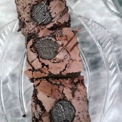 A picture of Oreo fudge brownies ❤❤❤.