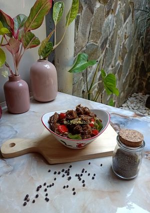 Foto resep 014. Sapi Lada Hitam