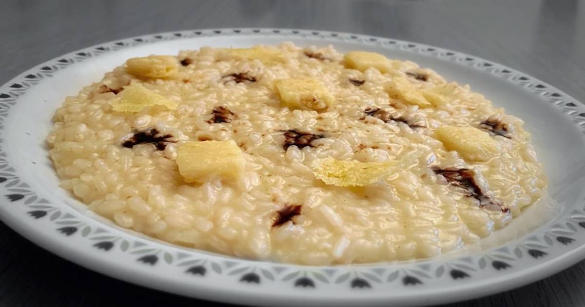 Ricetta Risotto alla parmigiana e aceto balsamico 🧀🍷 di Alessandro ...