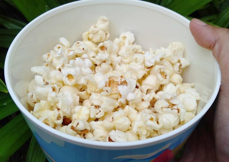 makanan Popcorn Mentega Anti Gagal