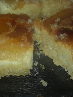 Una foto de Tarta de manzana invertida sin harina ni azúcar😁