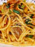 Fry spighetti with veggies