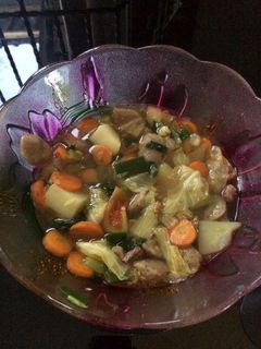 Foto resep Sop daging campur bakso