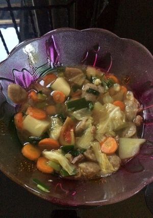 Foto resep Sop daging campur bakso