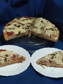 Una foto de Pizza Con Masa Madre Casera