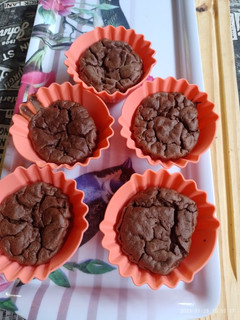 Una foto de Cupcakes proteínicos de chocolate y banana
