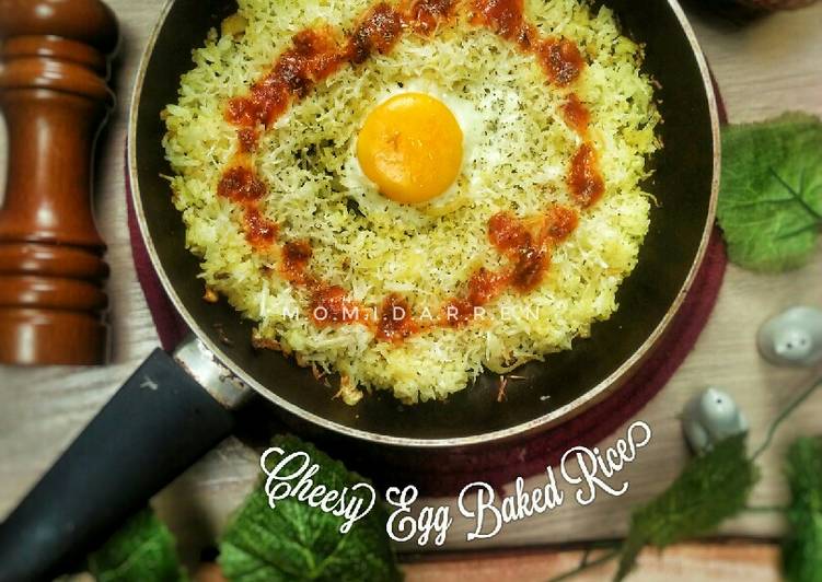 Cheesy Egg Baked Rice