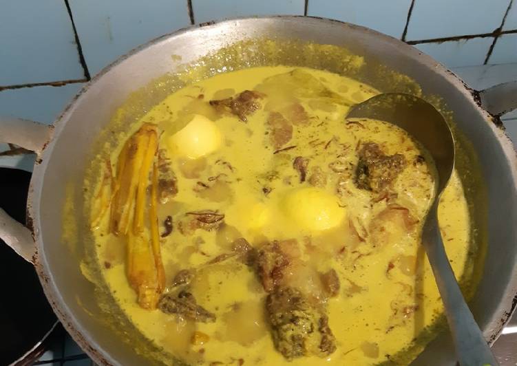 Opor Ayam Telur Mantul Super Cepet