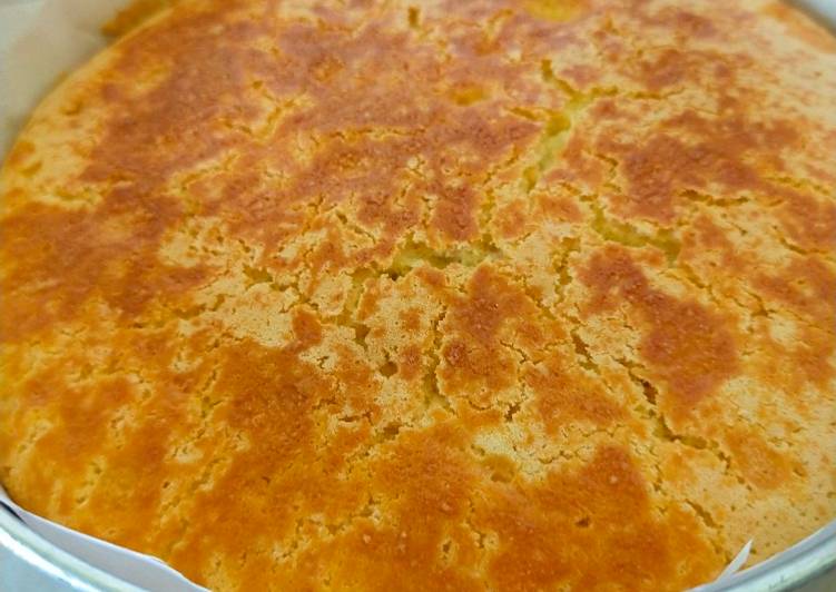 Resepi Castella kek parmesan cheese yang Praktis