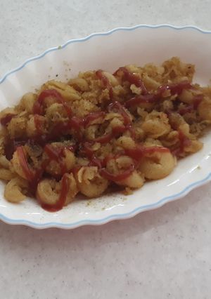 عکسی از دستور چیپس پاستا