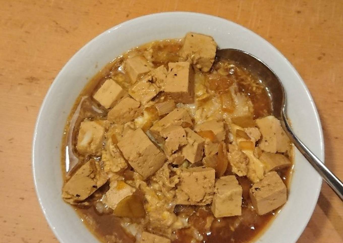 Egg Tofu Donburi