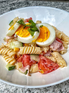 Bunter Nudelsalat Rezepthauptbild