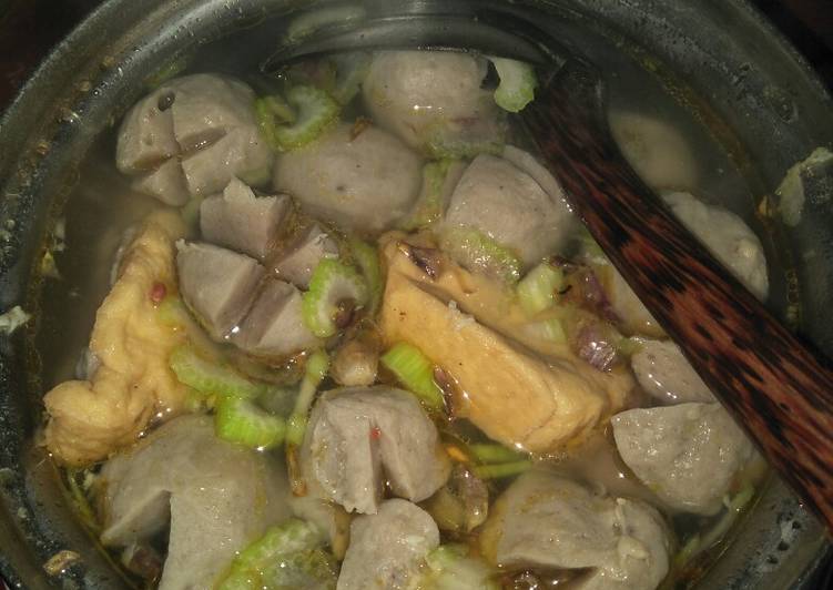 Resep Bakso ala Abang2 Anti Gagal