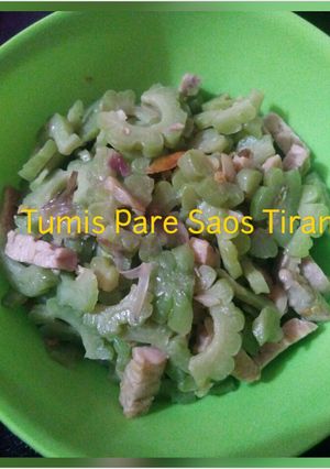 Foto resep Tumis Pare Saos Tiram