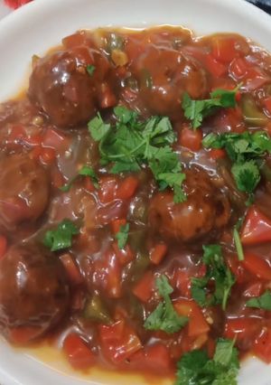 ग्रेवी मंचूरियन (gravy manchurian recipe in Hindi) रेसिपी मुख्य फोटो