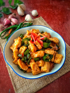 Foto resep Tumis Tahu Cabe Ijo