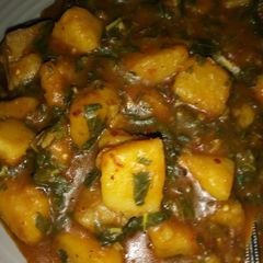 A picture of Faten Doya(Yam Pottage).
