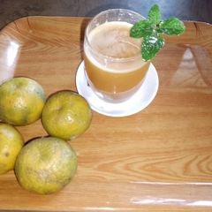 A picture of Fresh marmalade mocktail 🍂🍊🍋🍂.