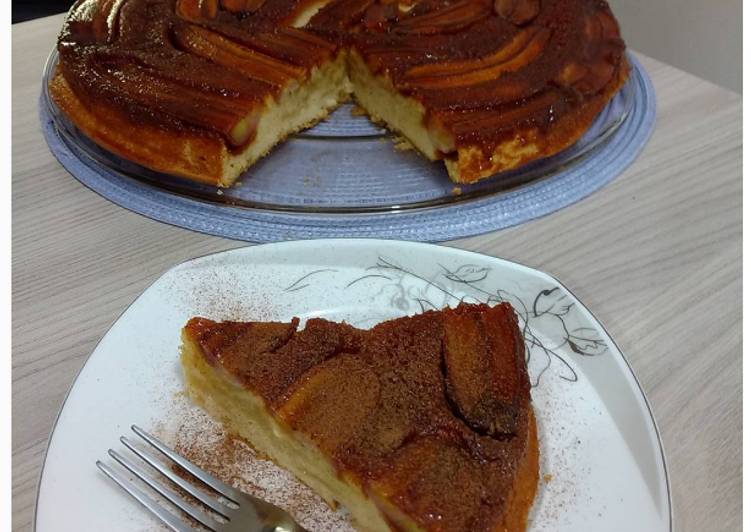 Bolo de banana no liquidificador