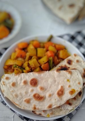 Foto resep Maida Chapati (capati terigu)