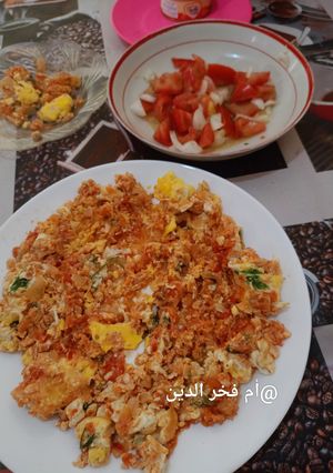 صورة لوصفة شكشوكة صيفية من كل دول العالم🇩🇿🇲🇦