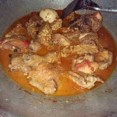 A picture of Semur Ayam Tempe.