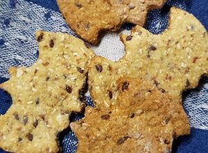 Una foto de Galletas veganas almendradas