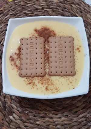Una foto de Natillas caseras de huevo