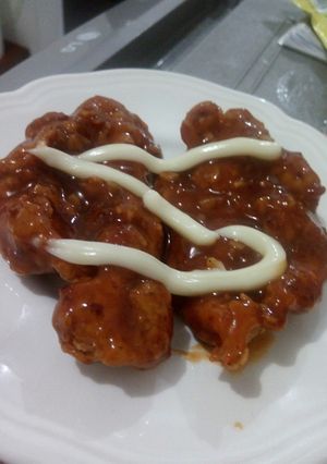 Foto resep Ayam saus pedas (Ayam ala Richeese)