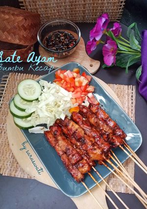 Foto resep Sate Ayam Bumbu Kecap
