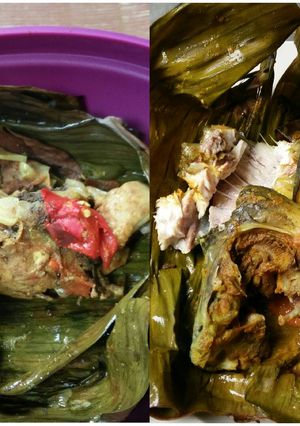 Foto resep Pepes ayam kampung & ikan mas sesukanya